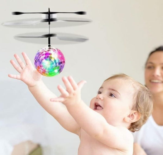 Hand Control Flying Ball – Motion Sensor RC Toy with LED Lights