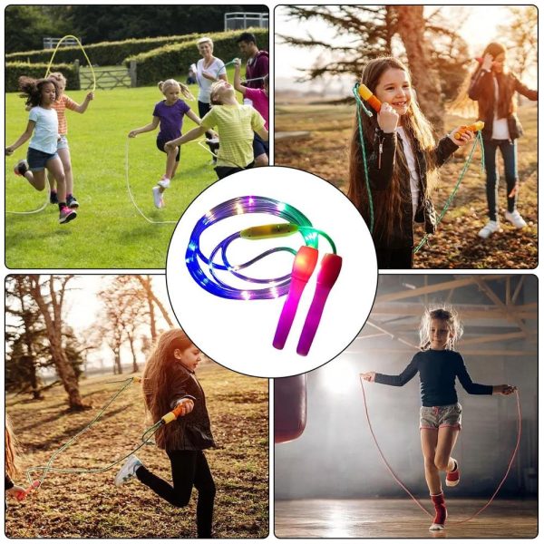 Lighting Jump Skipping Rope – Led Fitness Rope For Kids & Adults,