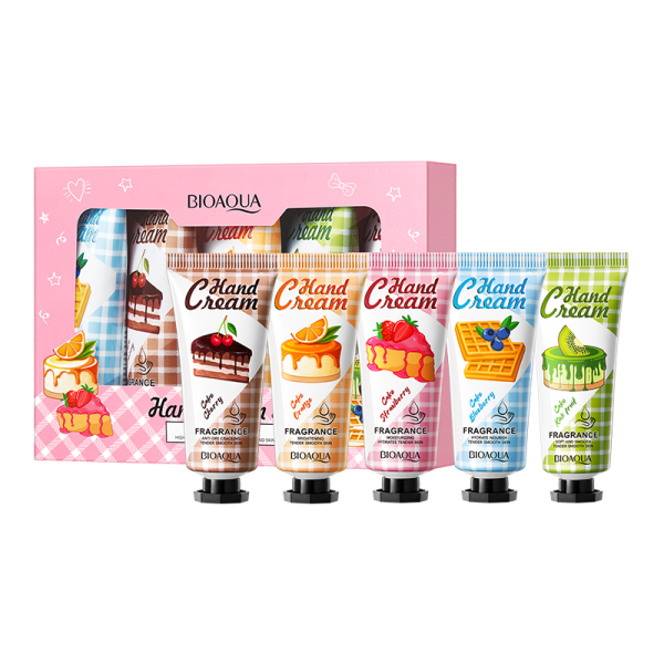 Pack Of 05 – Bio Aqua Hand Cream Set | Best Quality Hand Cream Set | Cream For Skin
