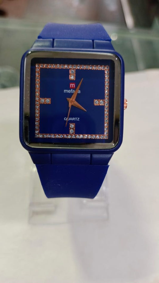 Stylish Waterproof Rubber Strap Watch