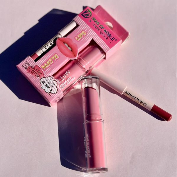 2 In 1 Lipstick And Lip Liner Set