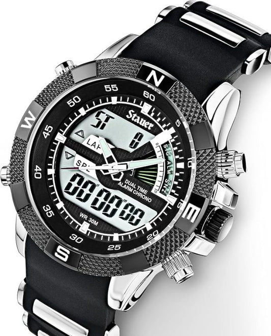 Besnew Original Digital Quartz Watch Men Luxury