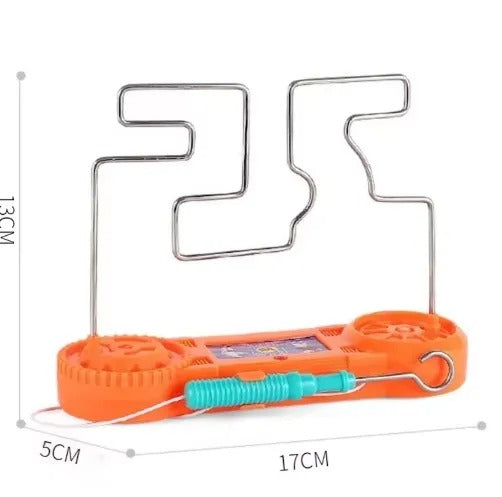 Bump Maze, Montessori Toy Electric Wire Maze Roller Game