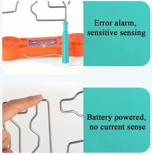 Bump Maze, Montessori Toy Electric Wire Maze Roller Game