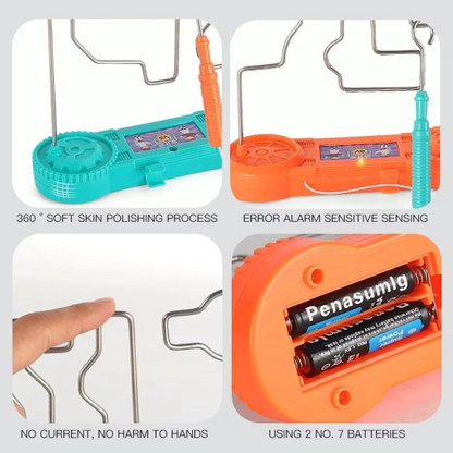 Bump Maze, Montessori Toy Electric Wire Maze Roller Game