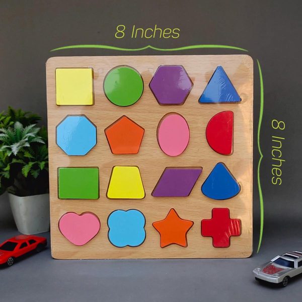 Colorful Geometric Shapes Wooden