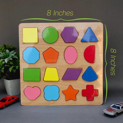 Colorful Geometric Shapes Wooden