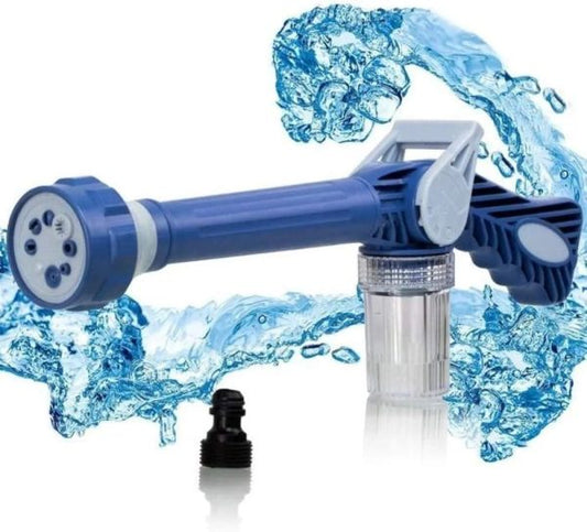 Jet Water Canon 8 In 1 Turbo Water Spray  Best Quality Water Spray ( Random Color )