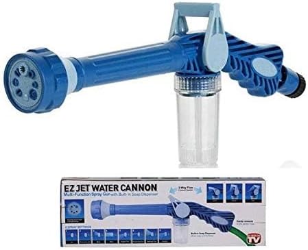 Jet Water Canon 8 In 1 Turbo Water Spray  Best Quality Water Spray ( Random Color )