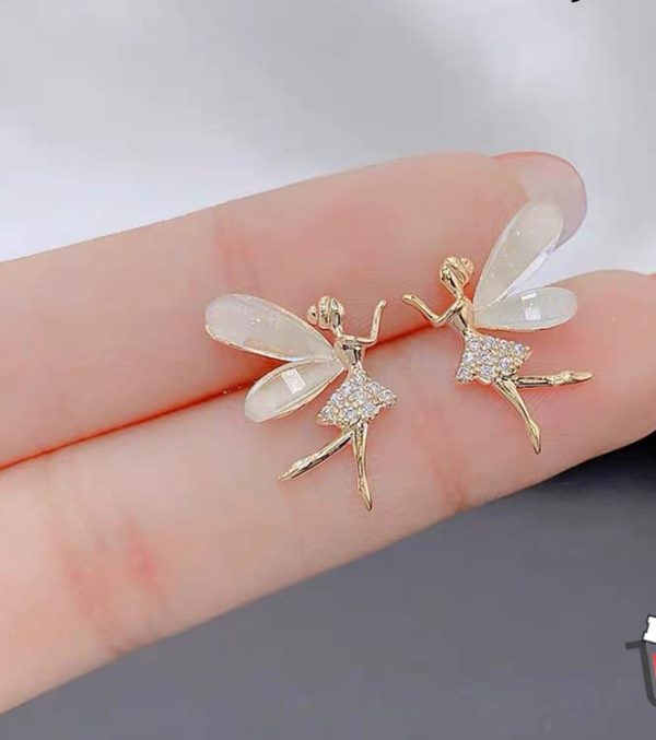 Flower Wings Cute  Earring For Women