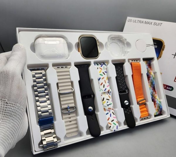 I20 Ultra Max Smart Watch 10 In 1 Box