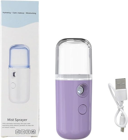 Rechargeable Mini Nano Face Steamer Or Sprayer (random Color)
