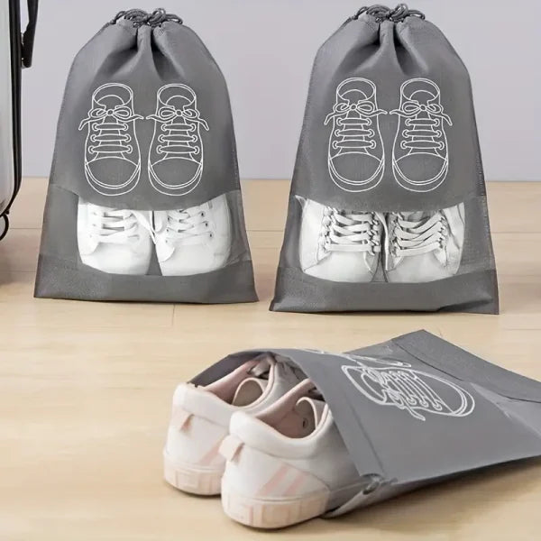 shoe Bag For Travel & Home Storage (Color Grey) (Pack Of 01)