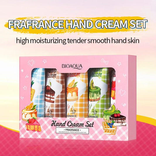 Pack Of 05 – Bio Aqua Hand Cream Set | Best Quality Hand Cream Set | Cream For Skin