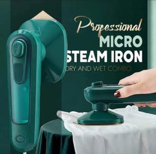 Portable Mini Electric Steam Iron – Handheld Garment Steamer For Clothes |