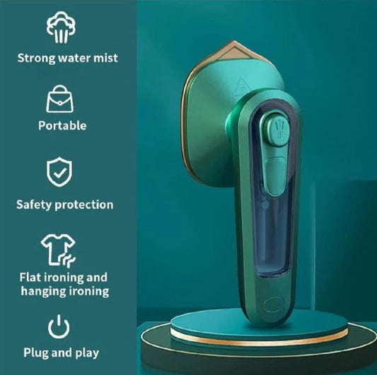 Portable Mini Electric Steam Iron – Handheld Garment Steamer For Clothes |