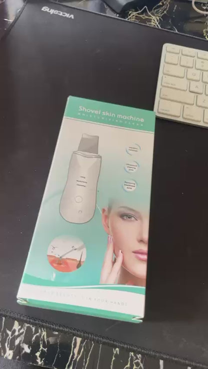 Rechargeable Ultrasonic Skin Scrubber Deep Cleansing Facial Spatula