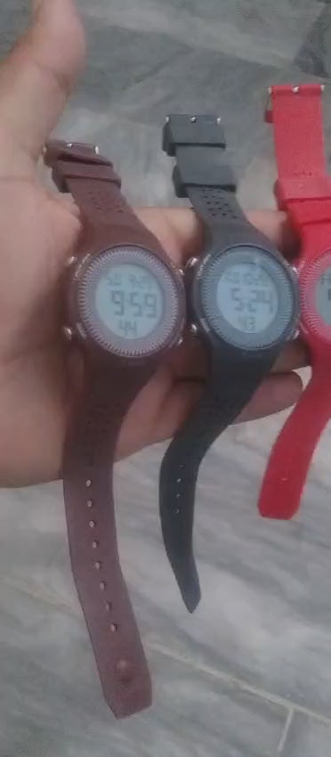 Silicon Digital watch Waterproof