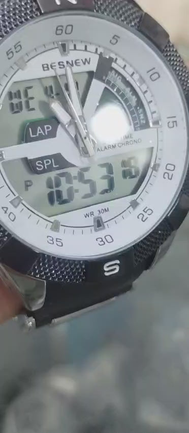 Besnew Original Digital Quartz Watch Men Luxury