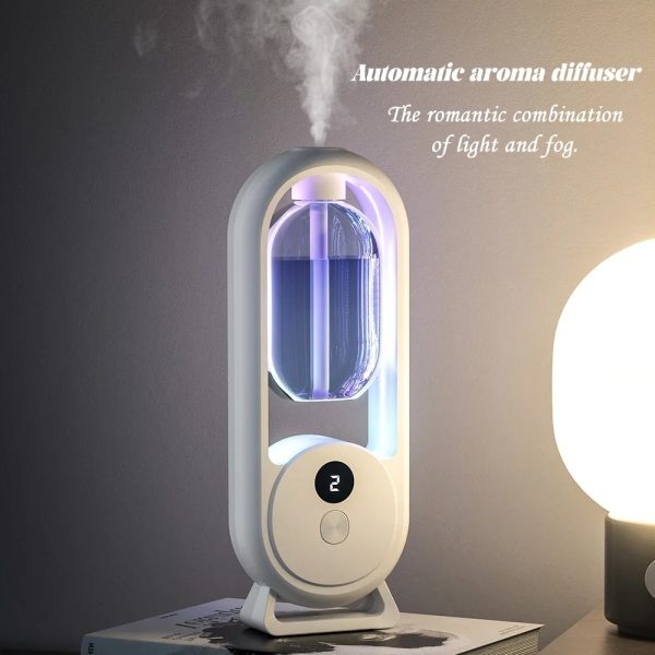 Rechargeable 5-mode Aromatic Diffuser – Timed Essential Oil Air Freshener For Bedroom,