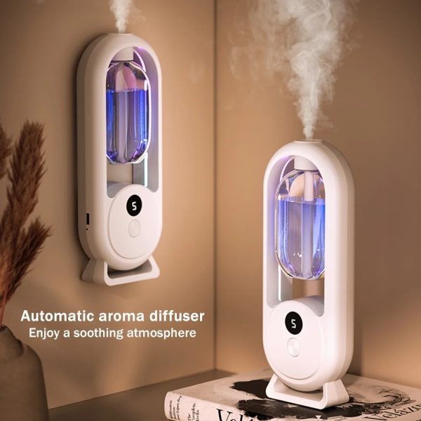 Rechargeable 5-mode Aromatic Diffuser – Timed Essential Oil Air Freshener For Bedroom,