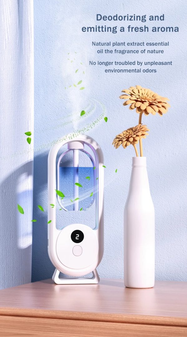 Rechargeable 5-mode Aromatic Diffuser – Timed Essential Oil Air Freshener For Bedroom,