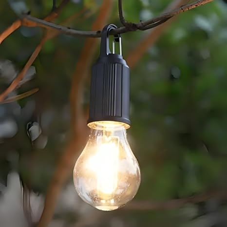 Rechargeable Portable Led Camping Lantern  With Clip Hook,
