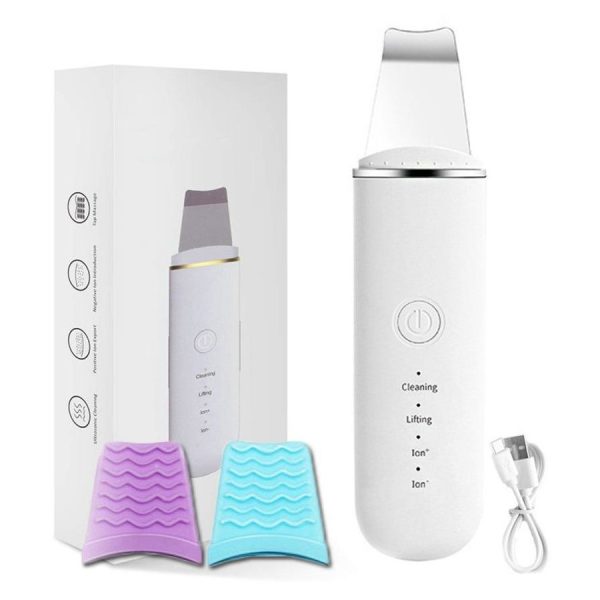 Rechargeable Ultrasonic Skin Scrubber Deep Cleansing Facial Spatula