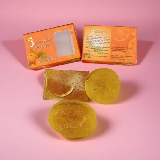 Safwa Organics Vitamin C Soap | Organic Handmade Glow Bar Soap | Best Quality Soap