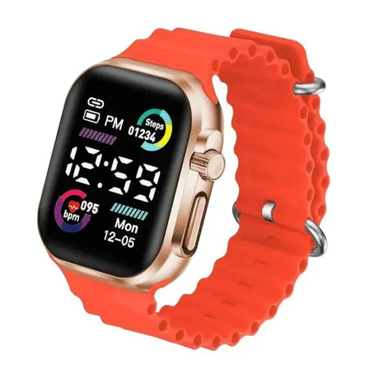 Salicon Digital Display Strap Watch