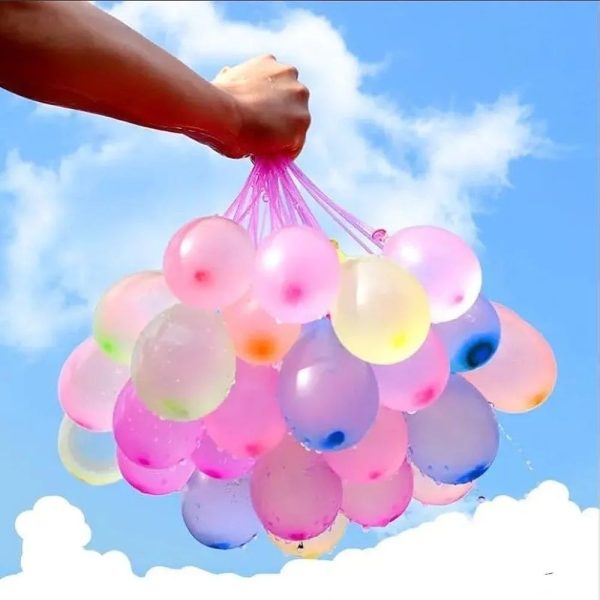 Self-sealing Water Balloons – 111 Pcs | Automatic Fill & Tie Magic Balloons