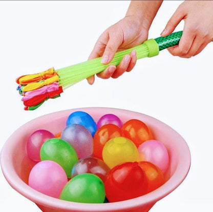 Self-sealing Water Balloons – 111 Pcs | Automatic Fill & Tie Magic Balloons