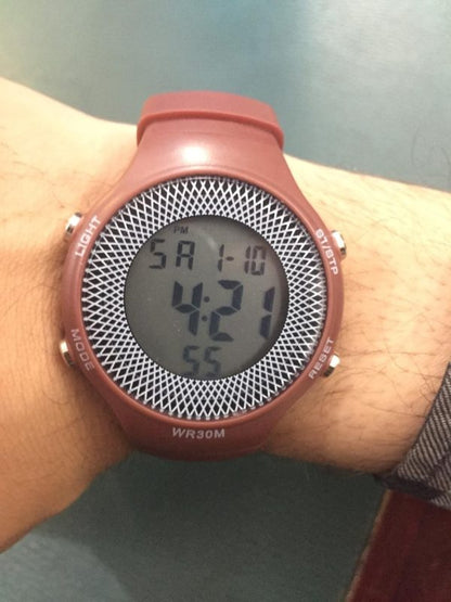 Silicon Digital watch Waterproof