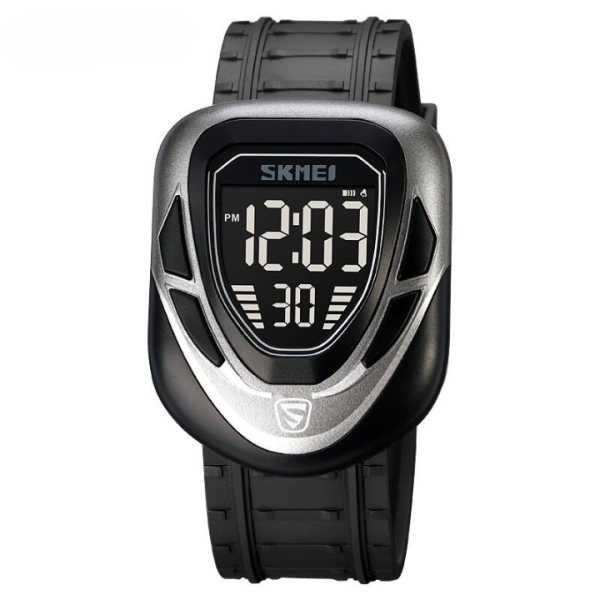 Skmei Digital Sports Men’s Watch With Led Display, Waterproof, Multiple kTime Zones, Alarm,(without Box)