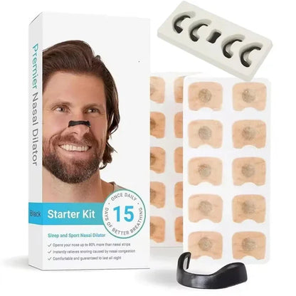 Magnetic Nose Strips,sleepco Nasal Dilator Starter Kit /