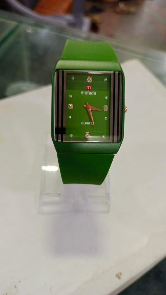 Stylish Waterproof Rubber Strap Watch