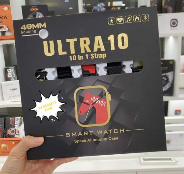 Ultra 10 Smart Watch | 10 In 1 Straps